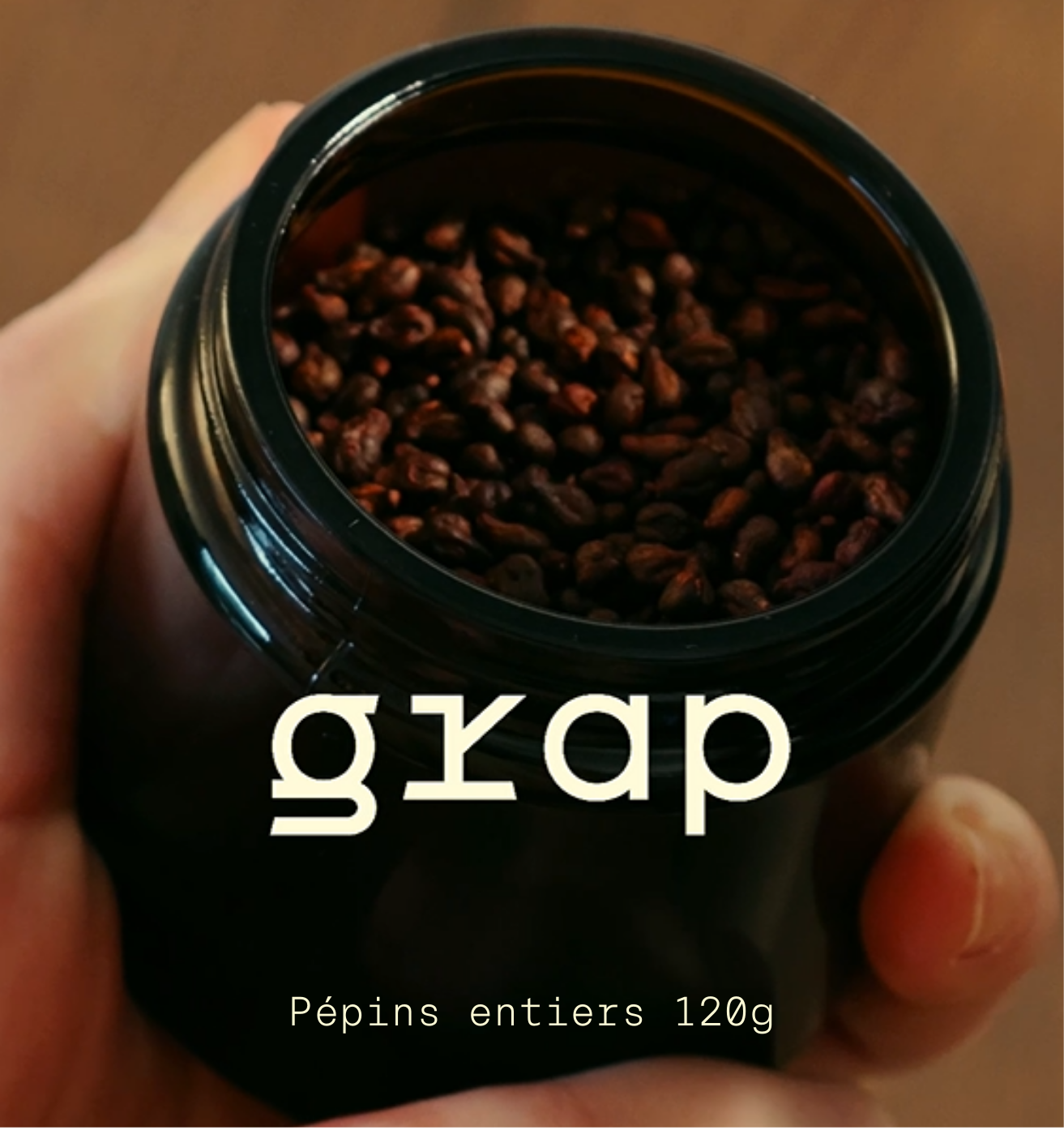 GRAP - pépins de raisins torréfiés entiers - 120g