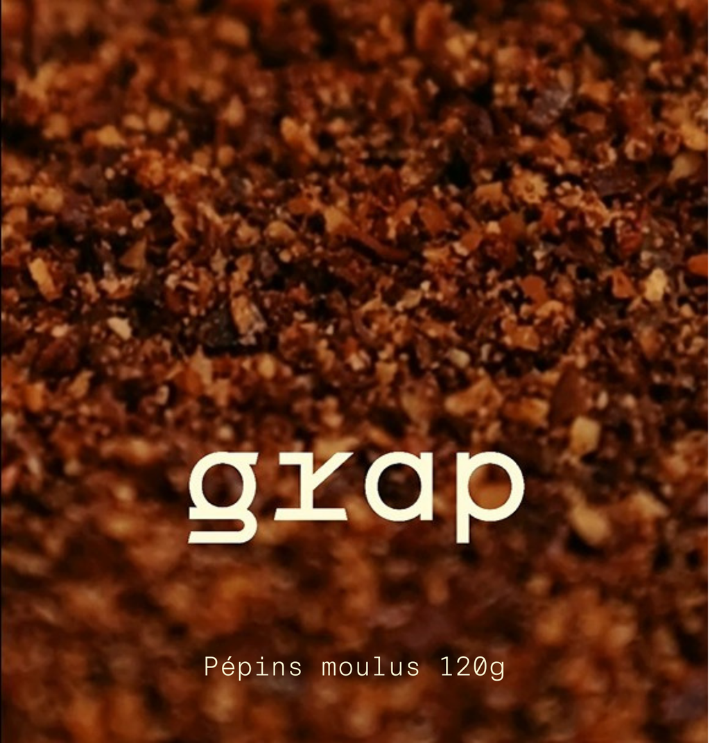 GRAP - pépins de raisins torréfiés moulus - 120g