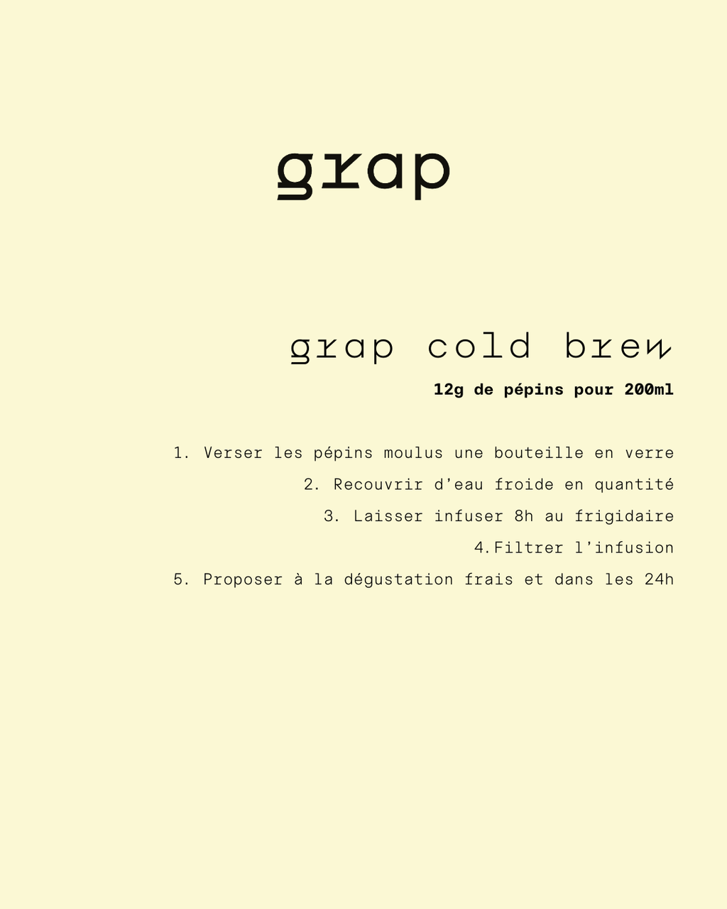 GRAP - pépins de raisins torréfiés moulus - 120g