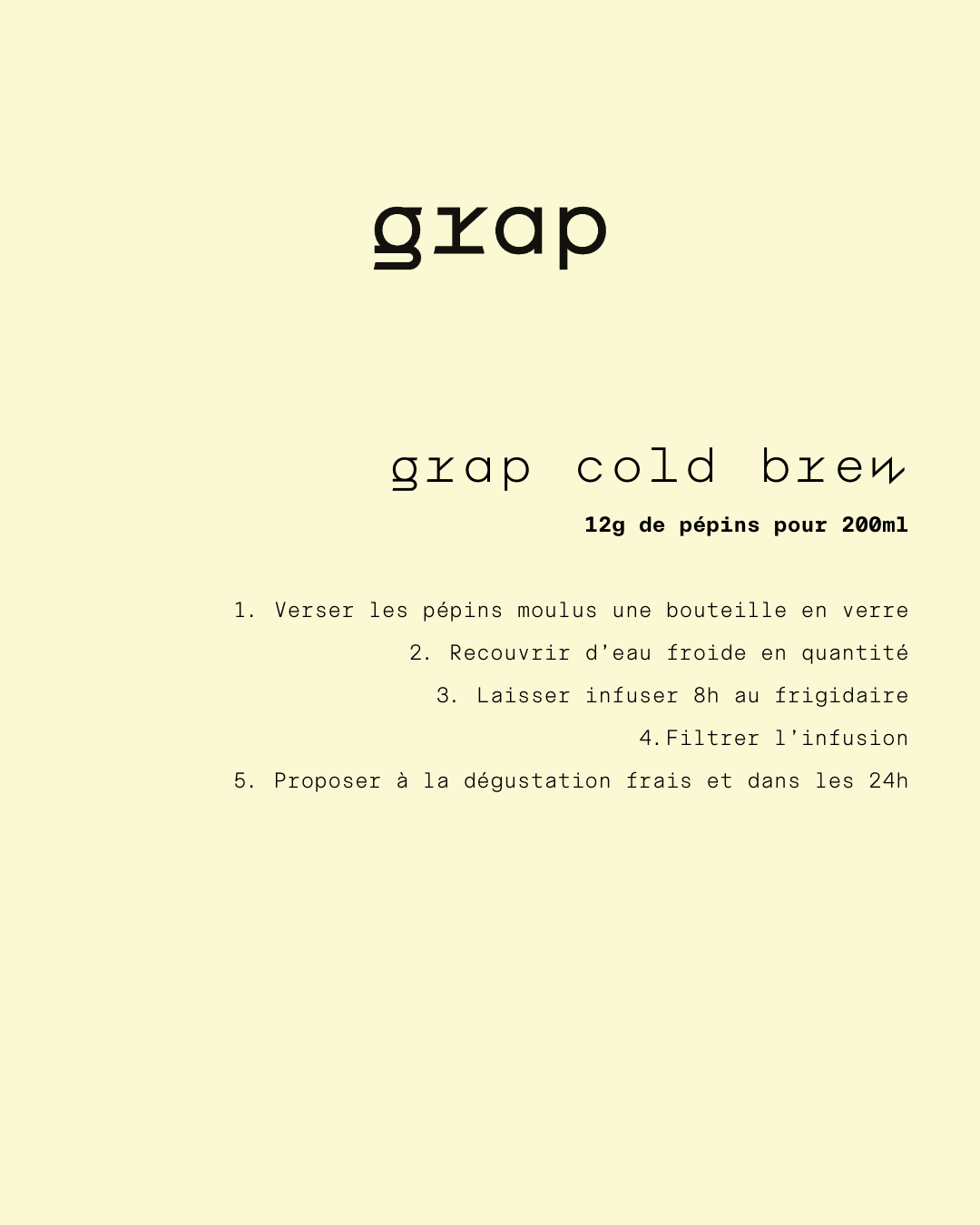 GRAP - pépins de raisins torréfiés moulus - 120g