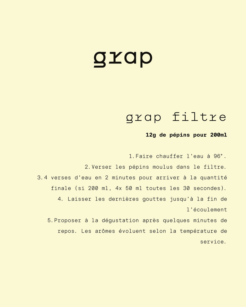 GRAP - pépins de raisins torréfiés moulus - 120g